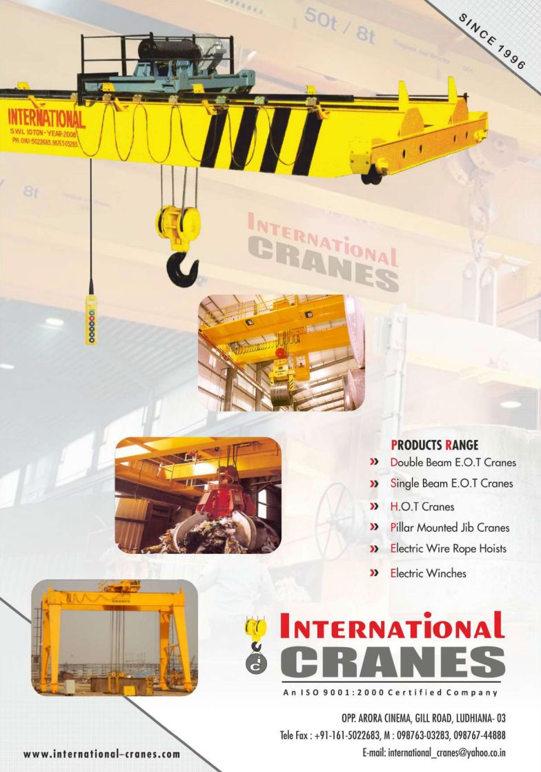 E.O.T Cranes Catalog