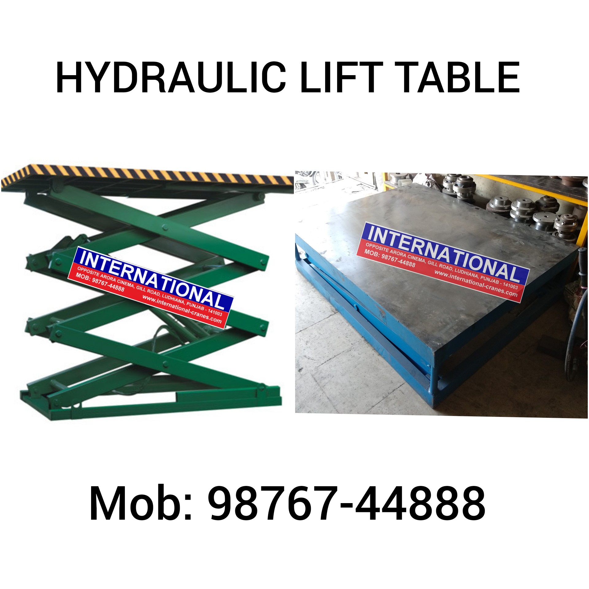 Hydraulic Table Scissor Lift Slide