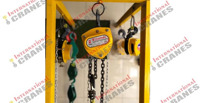 Manual Chain Pulley Block Slide